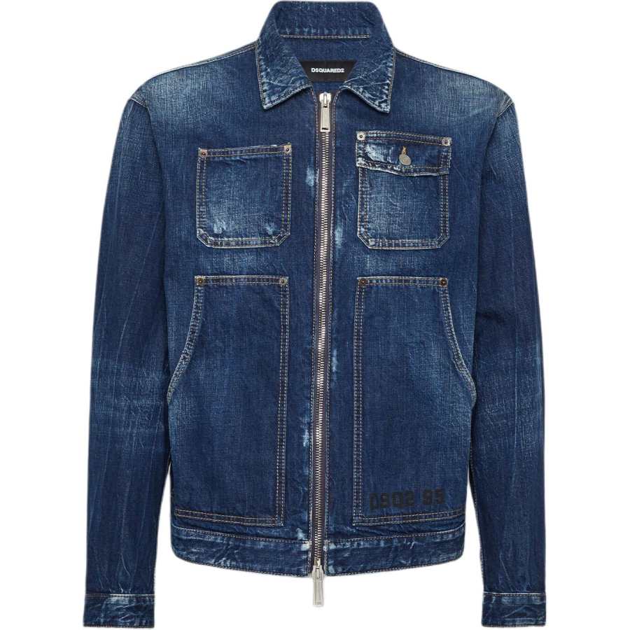 DSQUARED 2 Dsquared2 Semplice Carpenter Distressed Jean Jacket