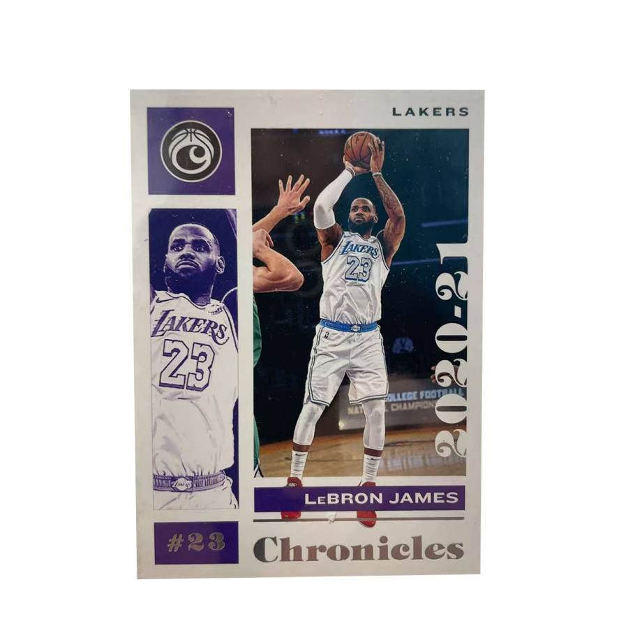 PANINI 2020 21 Lakers, LeBron James, Old Beijing, Little Emperor, Chronicle Sticker, Rare Classic Sports Cards 1 Pc