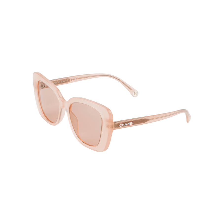 CHANEL Butterfly Sunglasses Women's Pink