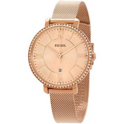FOSSIL JACQUELINE Wrist Watches Quartz Movement Stainless Steel Strap 36mm Rose Gold Watch Dial Women's Watch