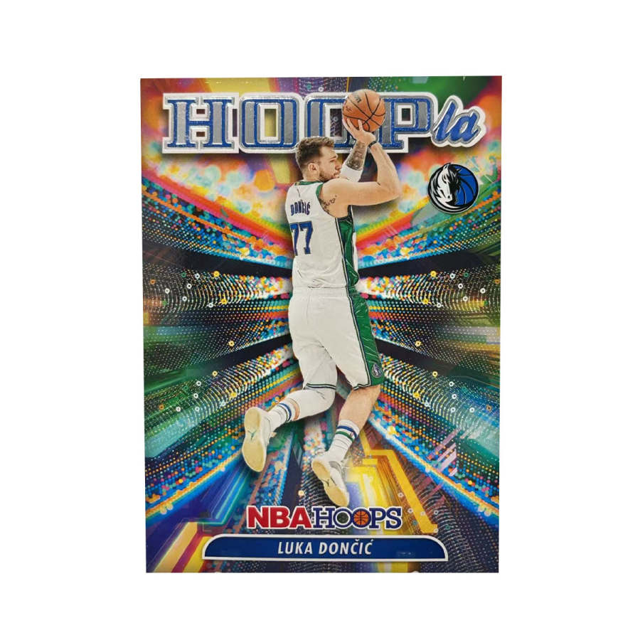 PANINI 2022 23 Mavericks, Luka Doncic, Miracle Boy HOOPS Colorful Special Card, Classic Collection Sports Cards 1 Pc