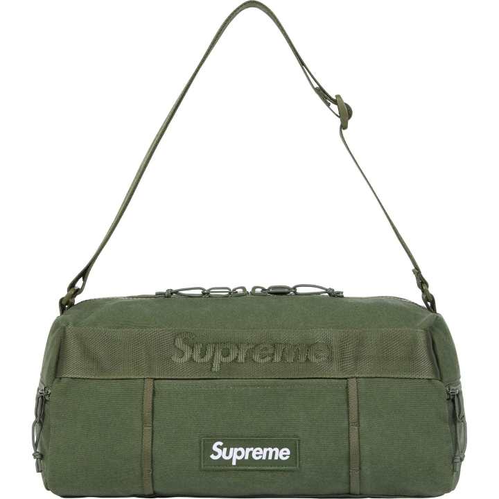Supreme Supreme Cotton Crossbody Bag, Shoulder Bag Unisex Army Green