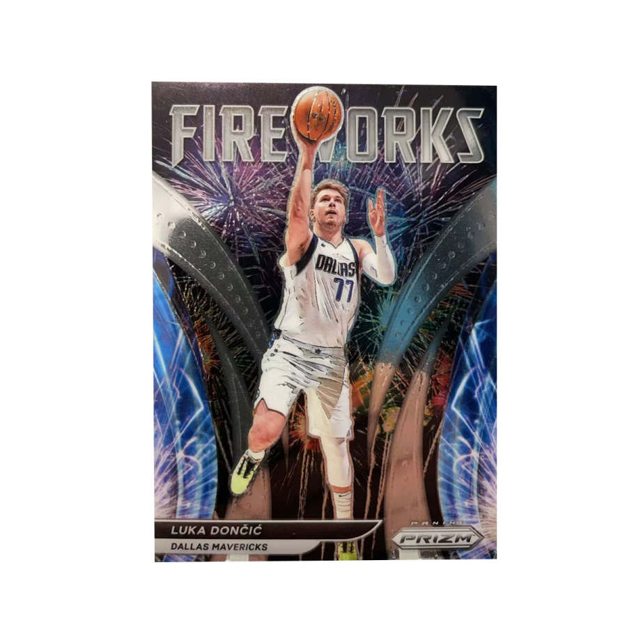 PANINI 2021 22 Mavericks, Luka Doncic, Miracle Boy, Firework T Shirt, Classic Collection Sports Cards 1 Pc