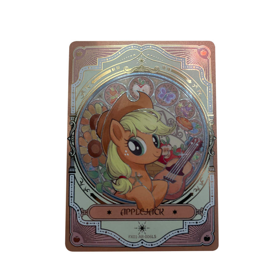 KAYOU Applejack My Little Pony, Starry Bag First Edition AR Collection Card AR Card IP / Anime Cards 1 Pc