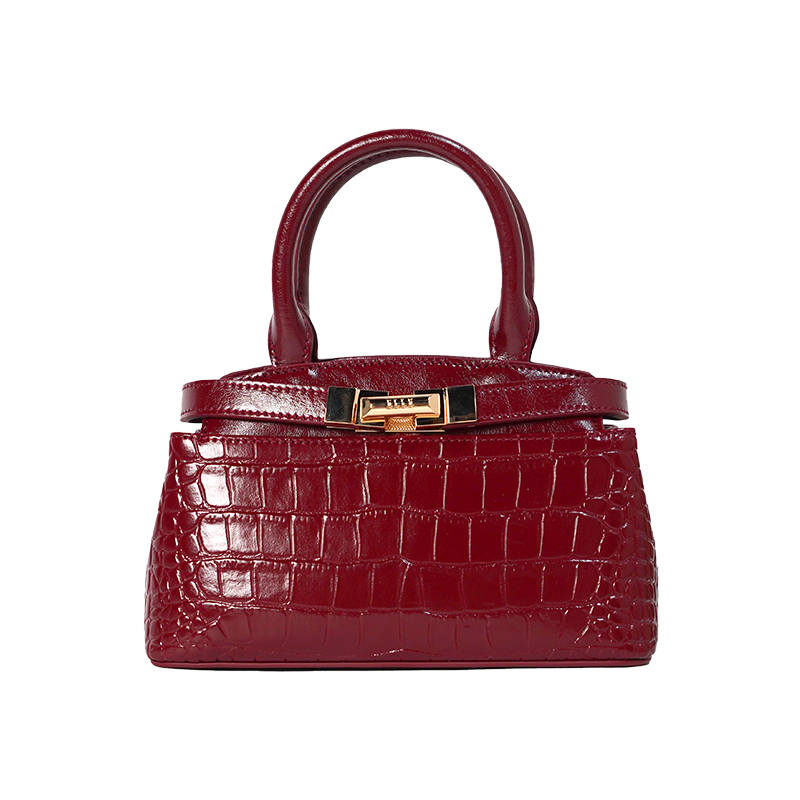 ELLE Cow Leather Handbag Women's Multicolor