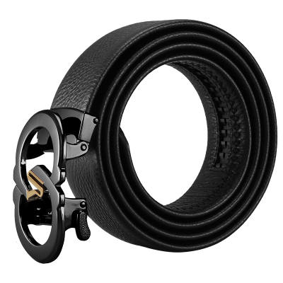 YEARCON Cow Leather Belts Men's 3.5cm