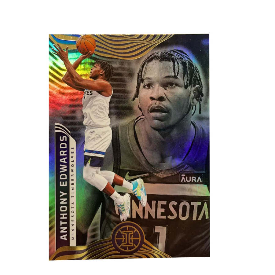 PANINI 2021 22 Timberwolves, Anthony Edwards, Huzi, Origin, Refringence, Collection Classic Sports Cards 1 Pc
