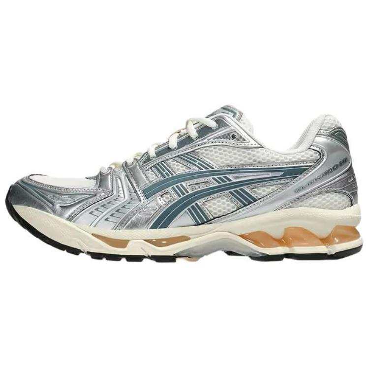 ASICS Gel Kayano 14 Soft And Comfortable Low top Casual Running Shoes Unisex Silver