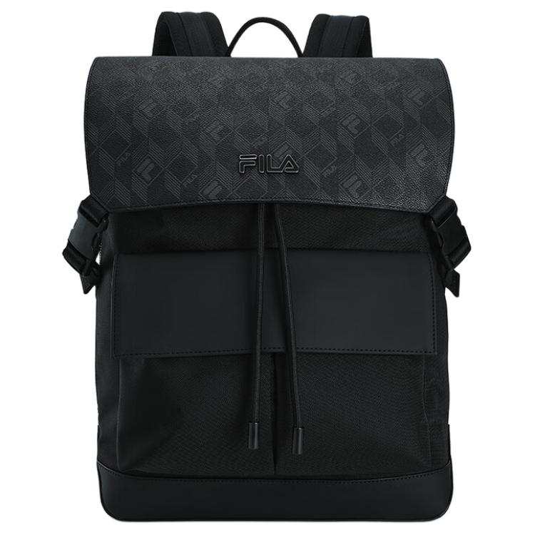 FILA Fabric Backpack Laptop Bag Men's Black