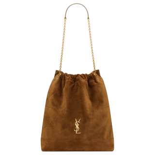SAINT LAURENT Jamie Calfskin Shoulder Bag Large Women's Caramel