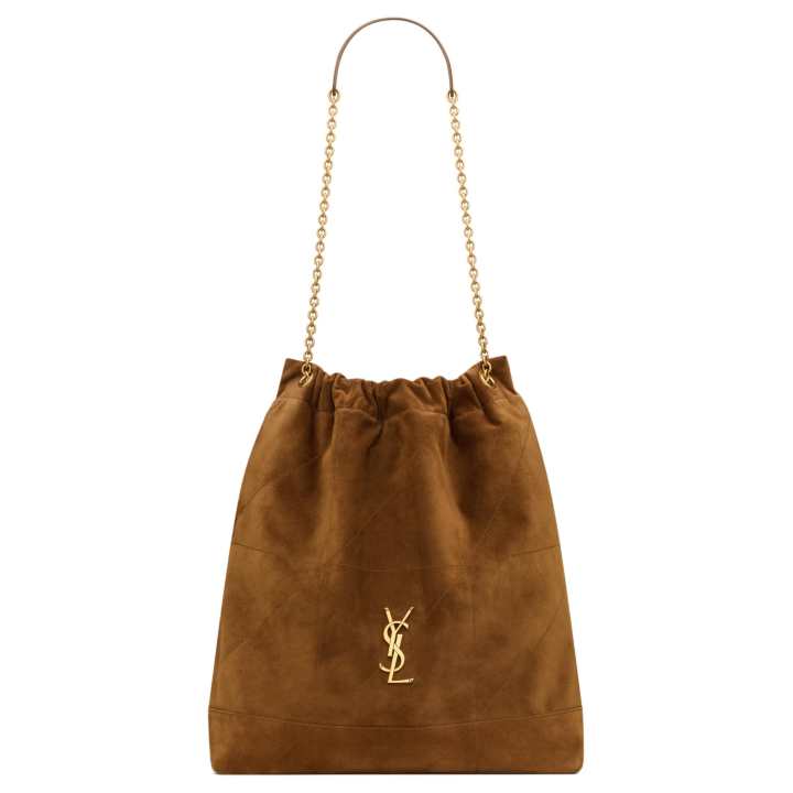SAINT LAURENT SAINT LAURENT Jamie Calfskin Shoulder Bag Large Women's Caramel