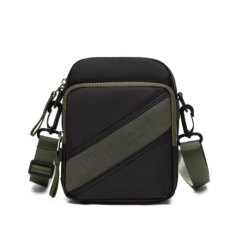 SEPTWOLVES SEPTWOLVES Fabric Shoulder Bag Small Men's Black Green