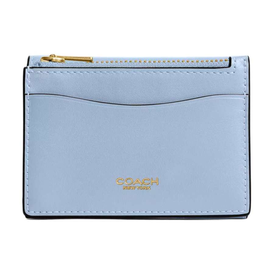 COACH Essential Calfskin Wallet Women's Blue