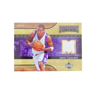 UPPER D.E.C.K 2022 23 Basketball NBA 2006 07 UD Sun, Steckel, Small Steckel, White Jersey, Game Worn, Custom Fit