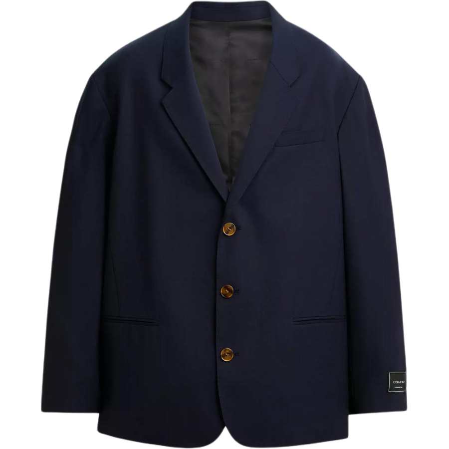 COACH COACH Business Suit Coat Men's Navy Blue