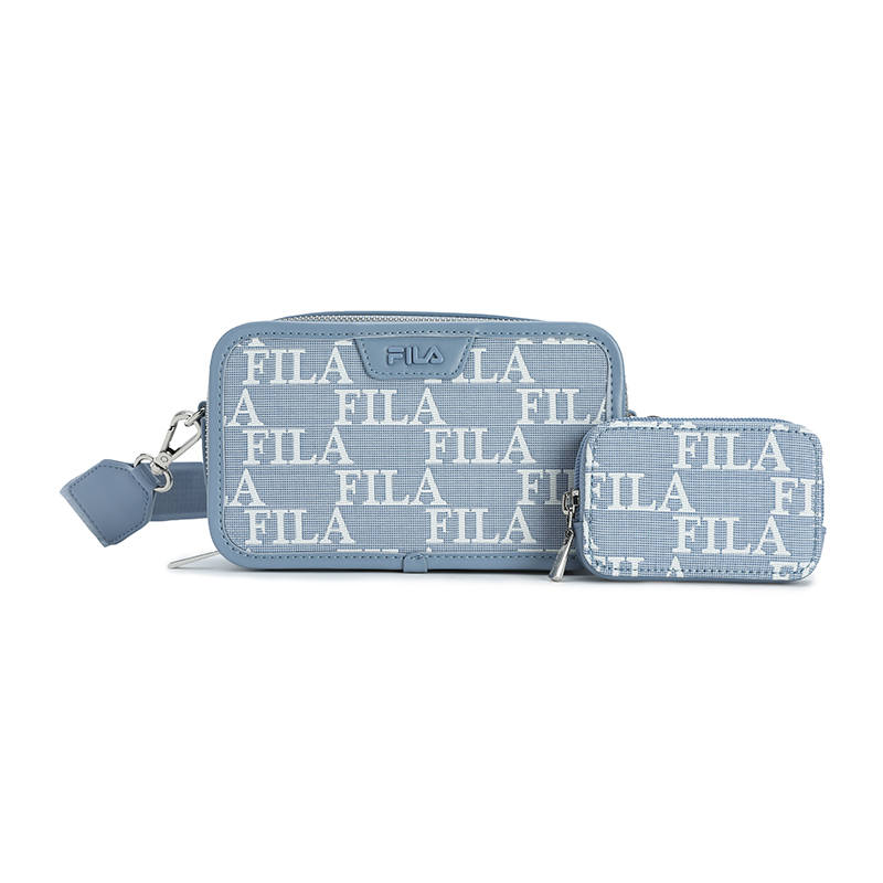 FILA Fabric, PU Crossbody Bags Women's Phantom Blue