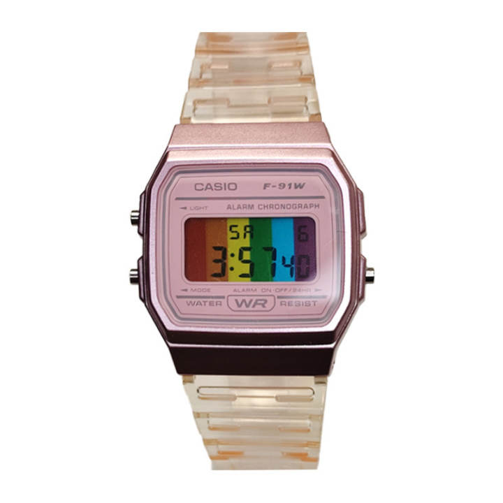 CASIO CASIO Custom Collection Quartz Movement Resin Strap Watch Women's Watch Multicolor Watch Dial