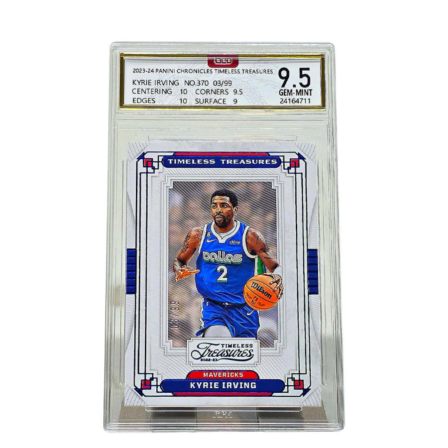 PANINI PANINI Irving Player Card, Small Iron Box, Small Gold Collection, Zebra Print Extra Thick Card, Global 99 Pc/3 Pc