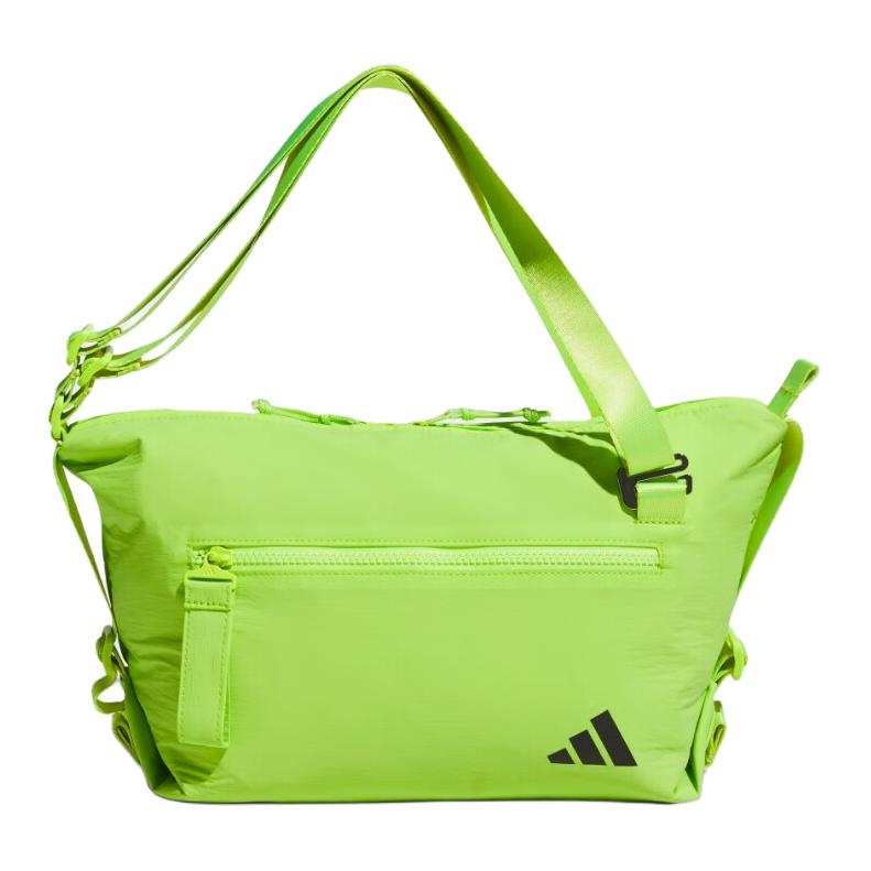 Adidas Adidas Polyester Crossbody Bag, Shoulder Bag Unisex Neon Green