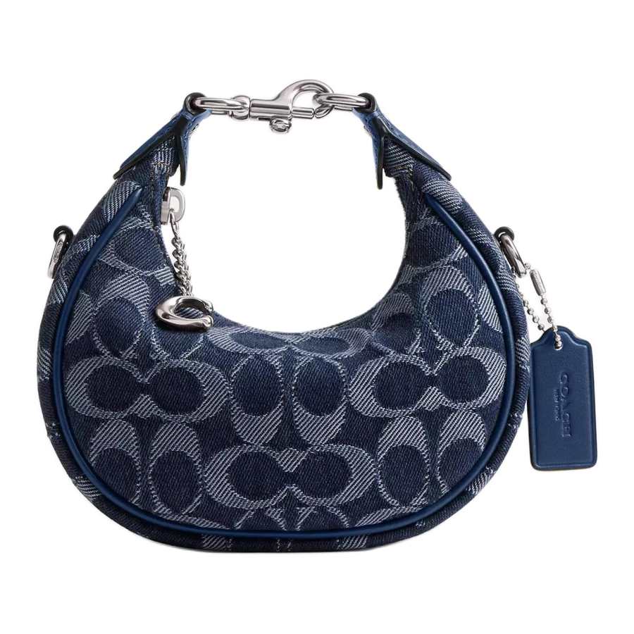 COACH JONIE Iconic Denim Shoulder Bag, Crossbody Bag, Handbag Mini Women's Blue