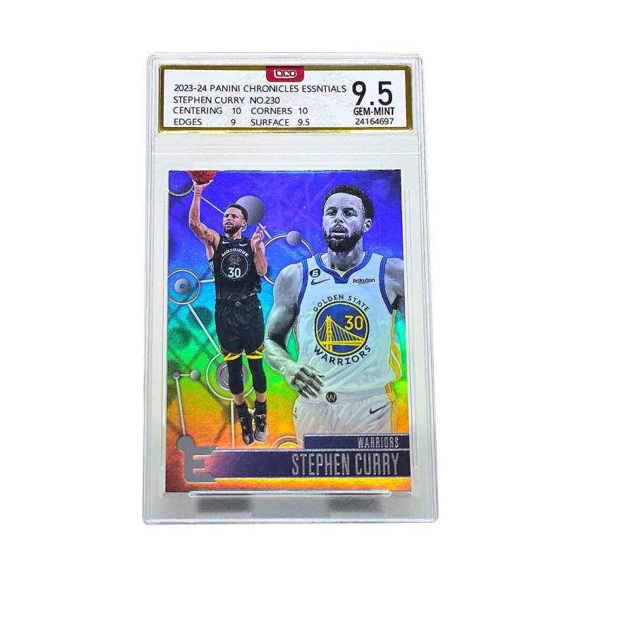PANINI PANINI Curry Player Card Chronicles, Circuit Board Collection, Sapphire, Gradient Holographic Card Graded Cards 1 Pc