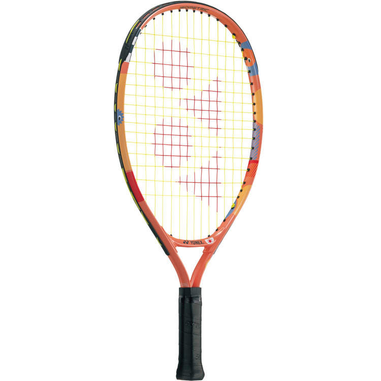 YONEX JUNIOR 19 165g Racket Weight 80 Square Inches Head Size Coral Orange Unisex Tennis Rackets