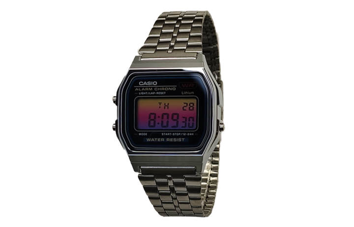 CASIO CASIO Custom Collection Quartz Movement Stainless Steel Strap Watch Men's Watches Black Dial