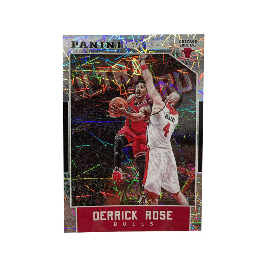 PANINI 2015 16 Bulls, Derrick Rose, Star Player, Medium Yatu, Laser Discount, Classic Collection Sports Cards 1 Pc