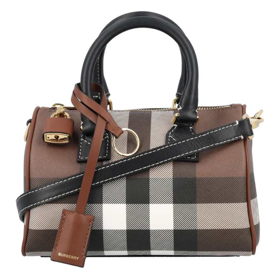 Burberry 【Previous Season】Check mini bowling bag