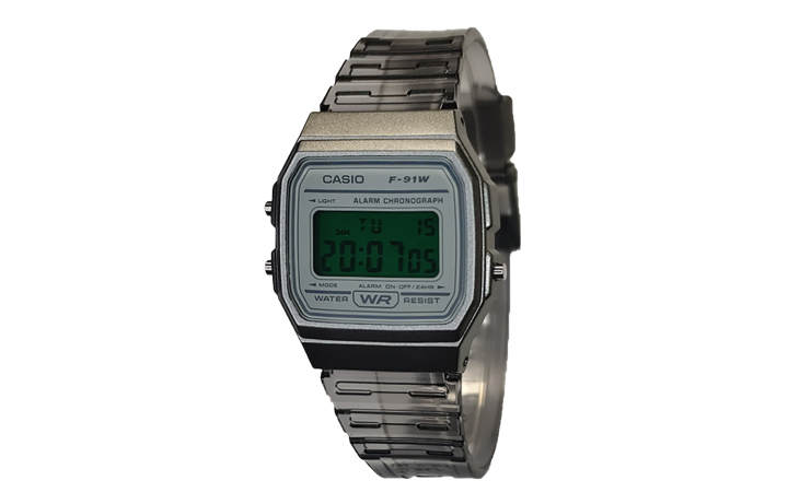 CASIO CASIO Custom Collection Quartz Movement Resin Strap Watch Men's Watches Gray Dial