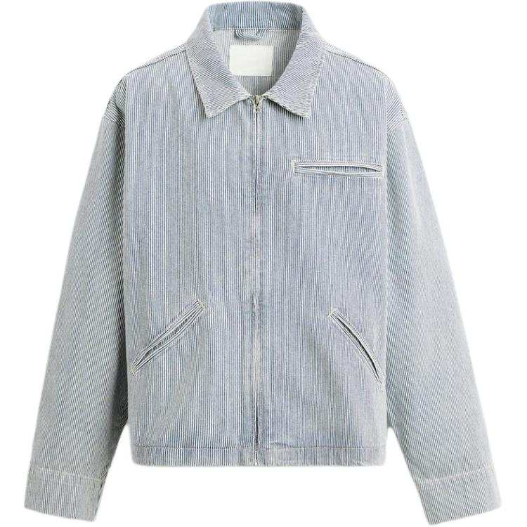 ZARA Denim Jacket Men's Stripes