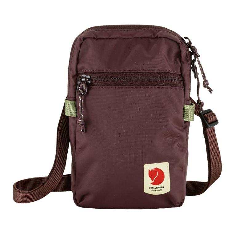 Fjallraven 0.8L Outdoor Bags Recycled Nylon Burgundy Unisex
