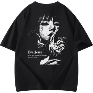 YIWEN T Shirts Unisex Crew Neck Moderate