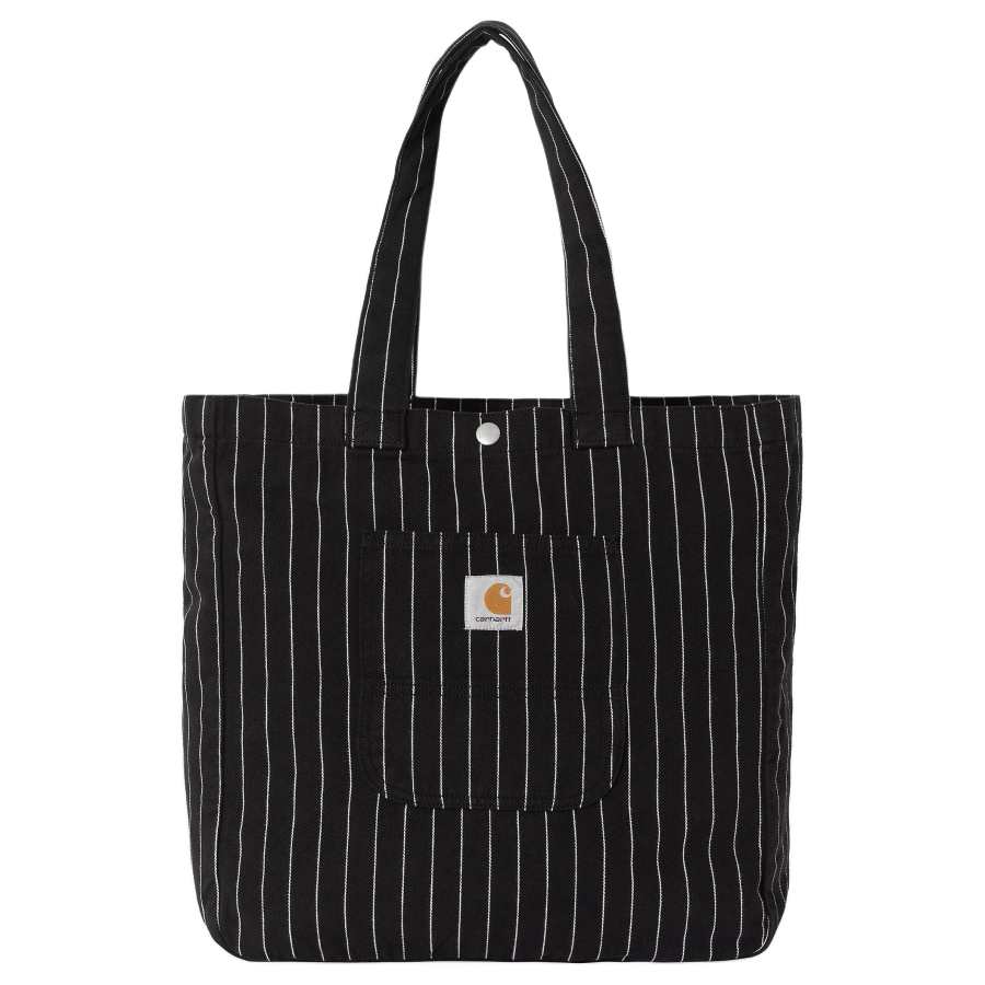 Carhartt WIP Cotton Tote Bag, Shopping Bag, Shoulder Bag Unisex Black