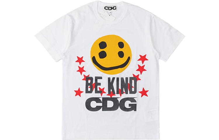 CDG Cactus Plant Flea Market X CDG Smiley Face Be Kind T-shirt