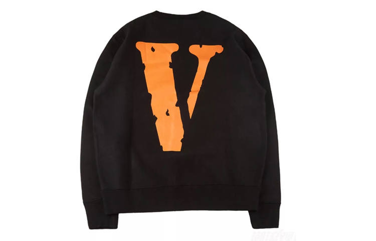 VLONE VLONE Sweatshirt Unisex Black Orange