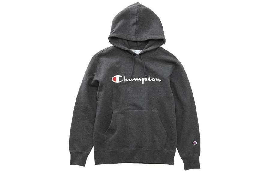 Champion Sweatshirt Japan Version Unisex Dark Gray Couple's