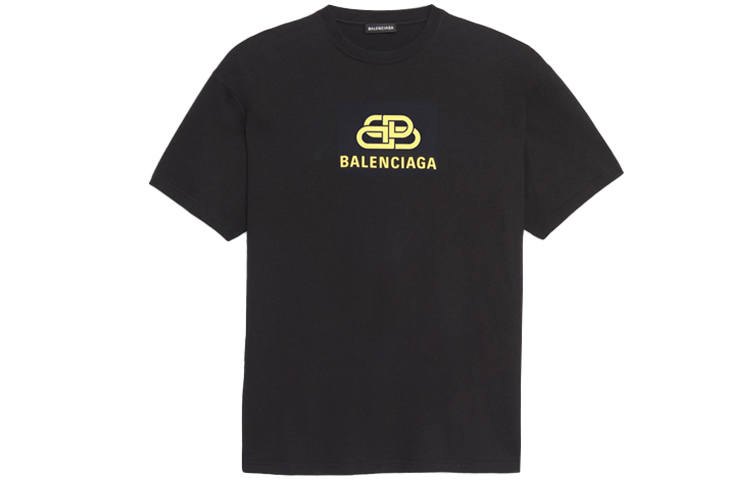 Balenciaga T Shirts Men's Crew Neck Moderate