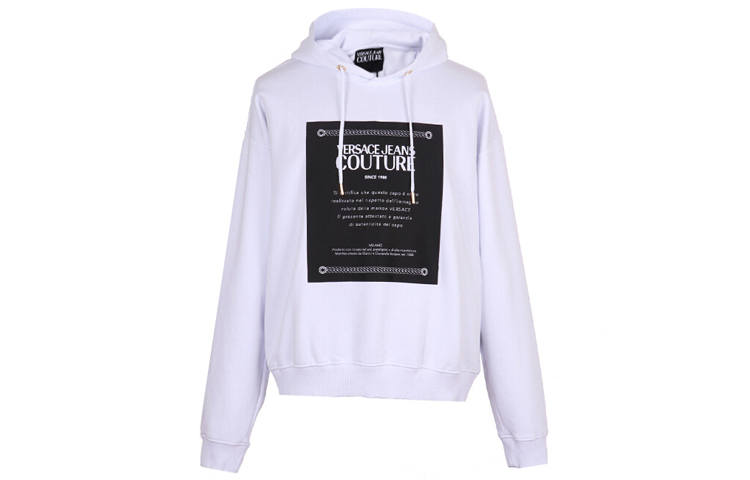 VERSACE JEANS COUTURE Sweatshirts Men's Hooded Moderate Regular