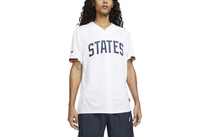 Nike Nike T Shirts Men's White V Neck Moderate Straight Fit