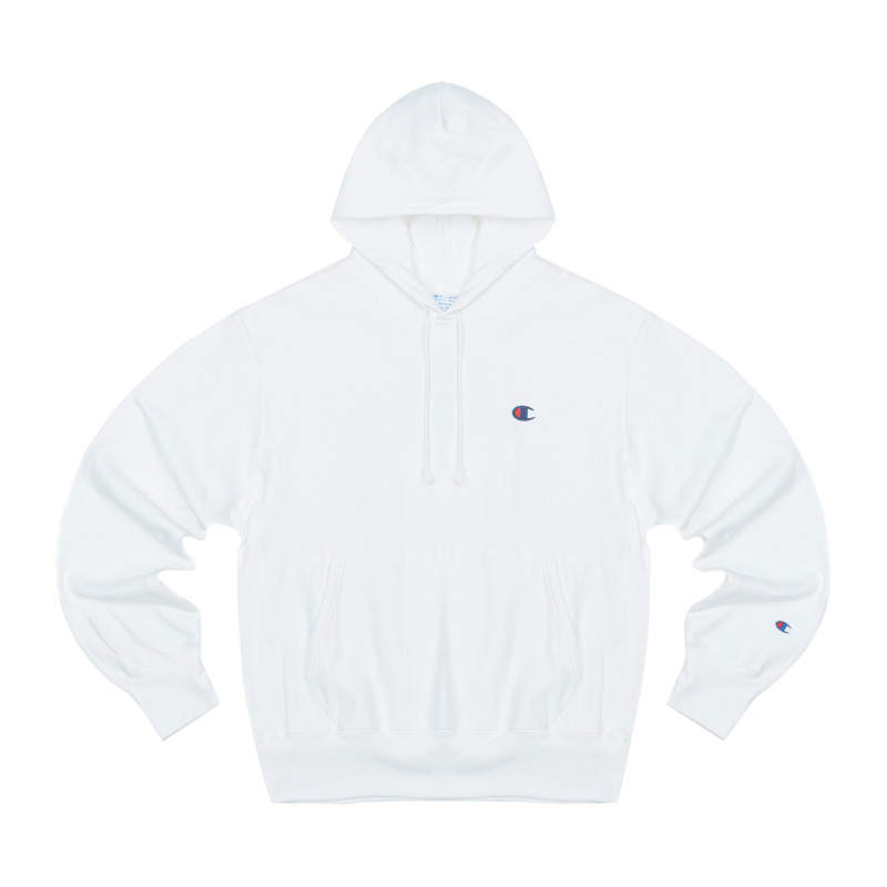 Champion Small C Logo Red Blue Logo Casual Sports Versatile Pullover Everyday Campus Hooded Fleece Lined