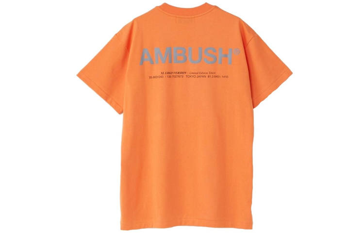 AMBUSH T Shirts Men's Crew Neck Moderate Straight Fit