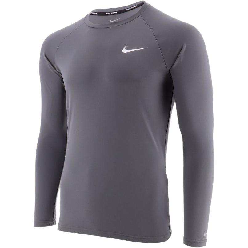 Nike Nike T Shirts Men's Iron Gray Crew Neck Moderate Straight Fit