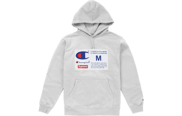 Supreme Supreme Champion Label Hooded Sweatshirt