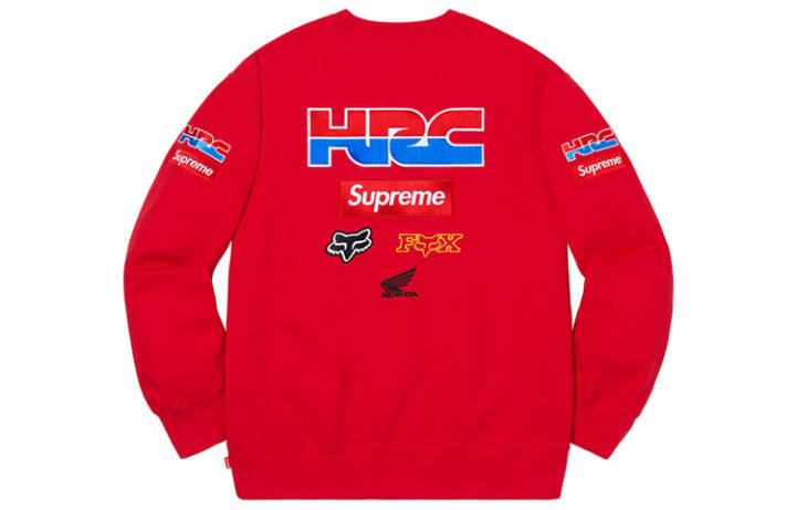 Supreme Supreme X Honda Fox Racing Crewneck