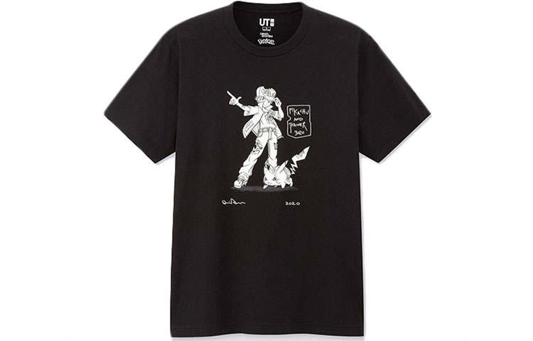 UNIQLO x Pokémon , T Shirt Unisex Black