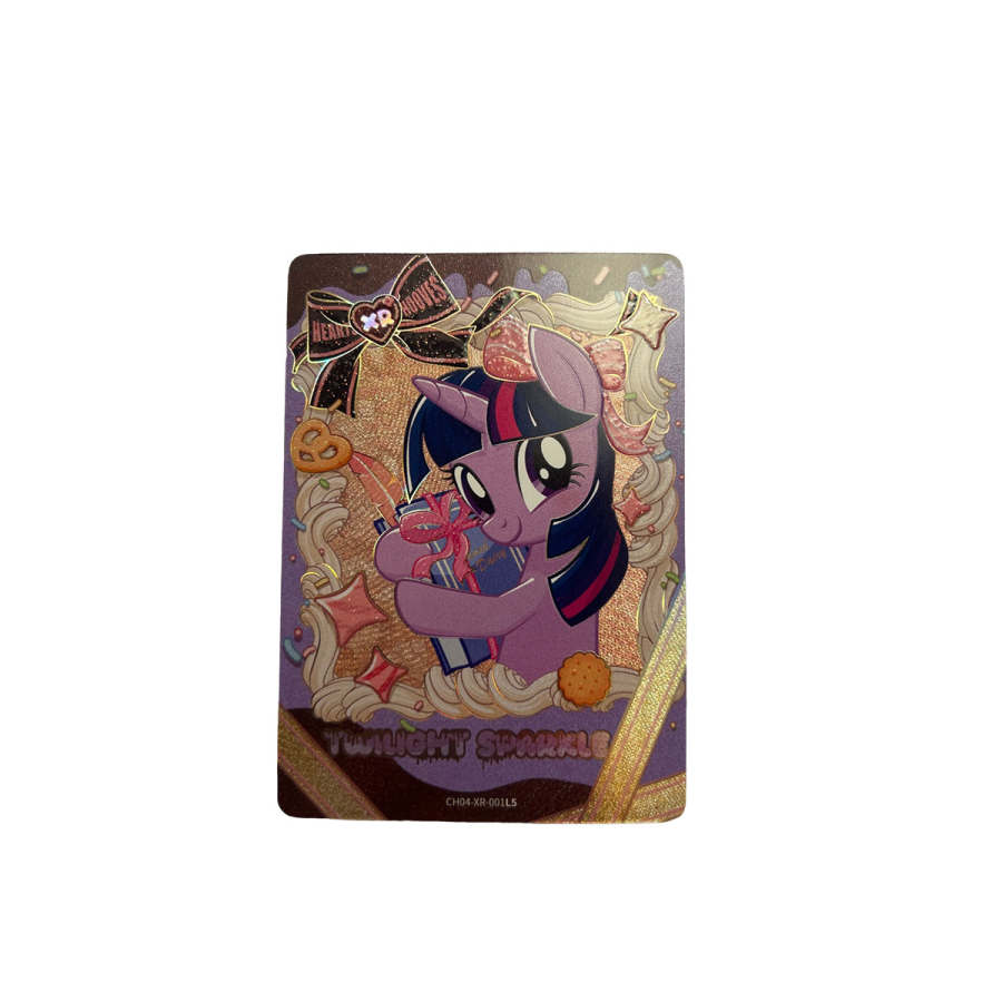 KAYOU My Little Pony Card, Rainbow Pack Fourth Edition XR Card, Twilight Sparkle Princess XR Card IP / Anime Cards 1 Pc