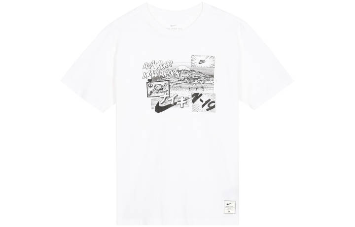 Nike Nike Air Max T Shirts Men's Crew Neck Moderate Straight Fit
