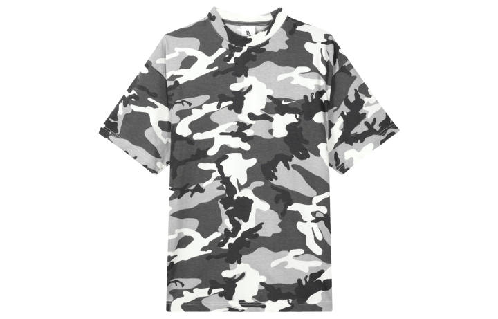 Nike Nike T Shirts Men's Light Gray Crew Neck Moderate Straight Fit