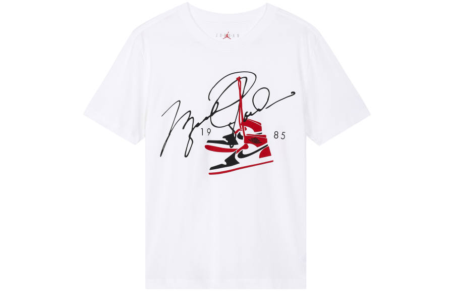 Jordan Jordan AJ85 T Shirts Men's Crew Neck Moderate Straight Fit